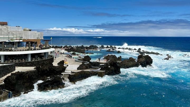 Volcanic natural swimming pools in Porto Moniz, Madeira