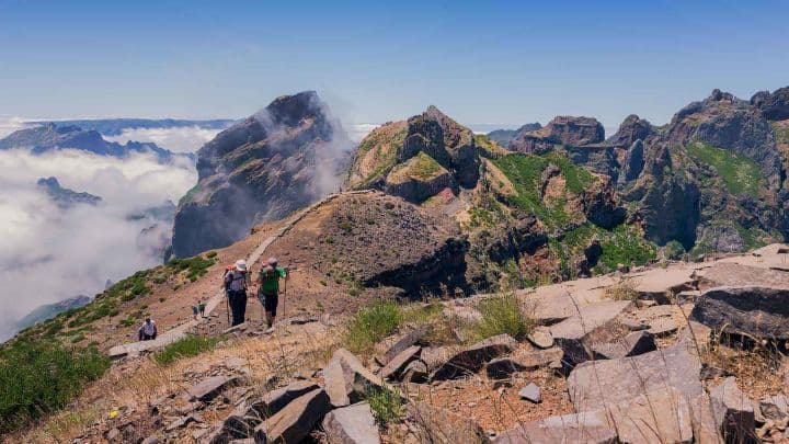 Sunrise above the clouds at Pico do Arieiro, Madeira